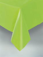 Lime Green Plastic Tablecover