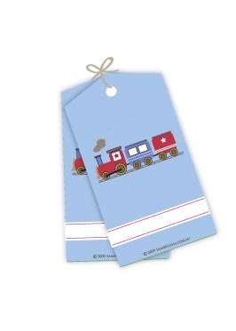 Train Gift Tags